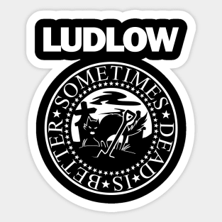 Ludlow Rock Shirt Sticker